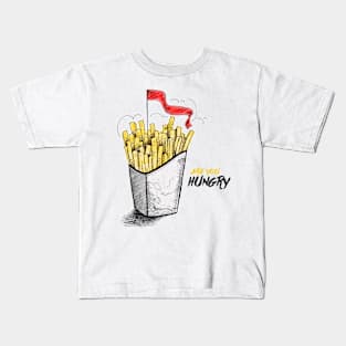 French Fries Hungry Kids T-Shirt